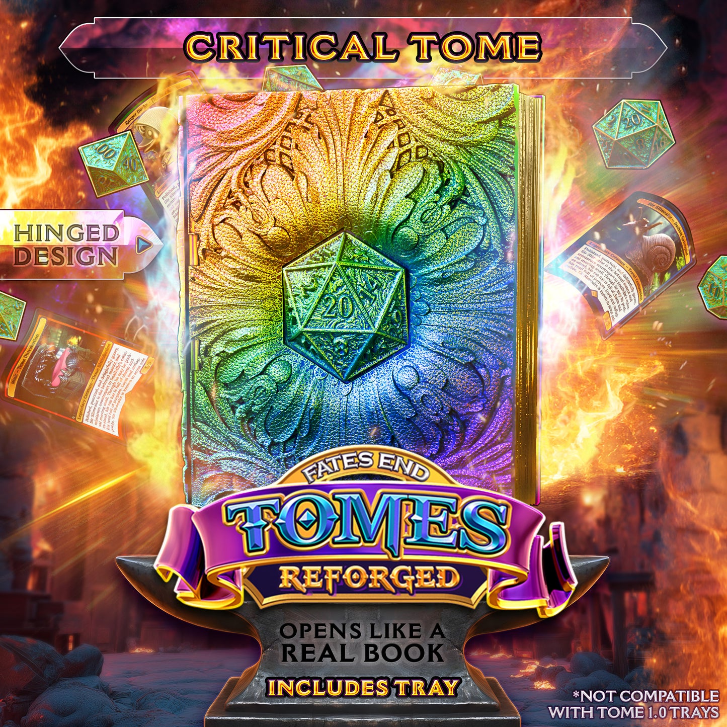 D20 Critical Reforged Storage Tome