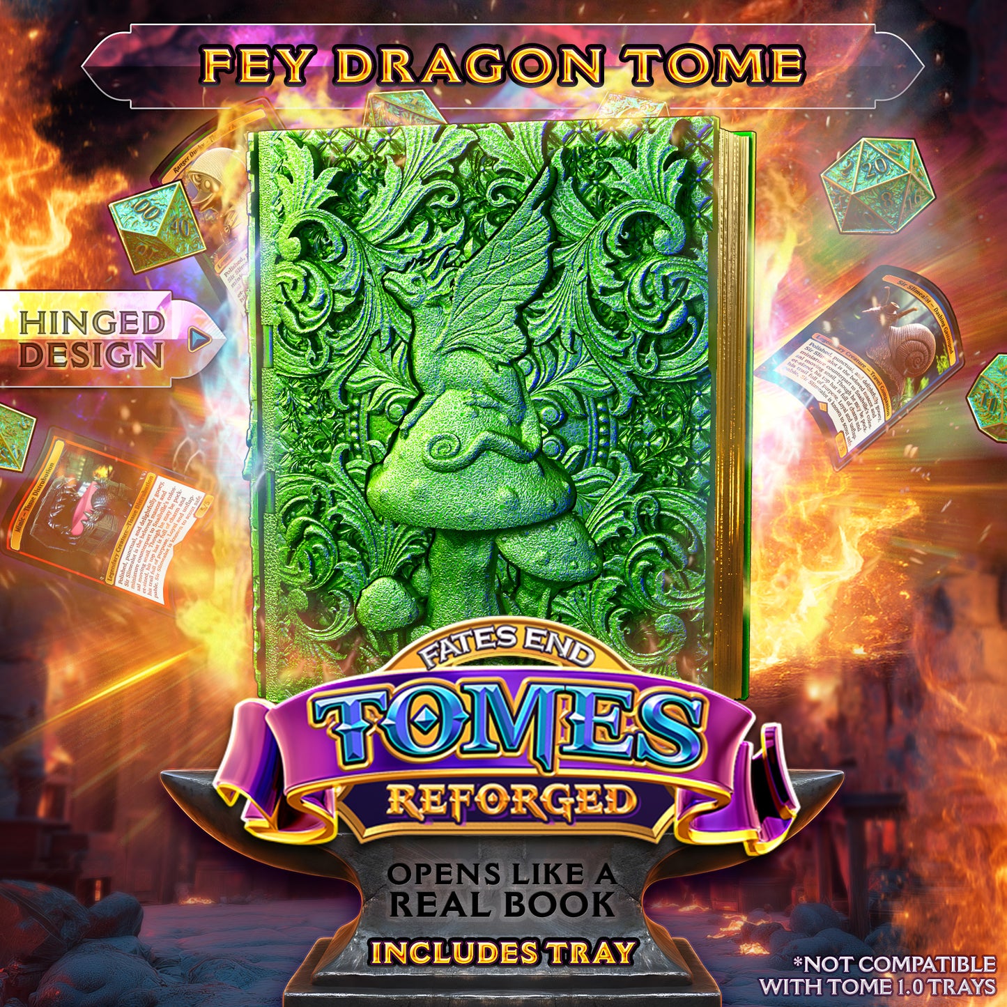 Fey Dragon Reforged Storage Tome