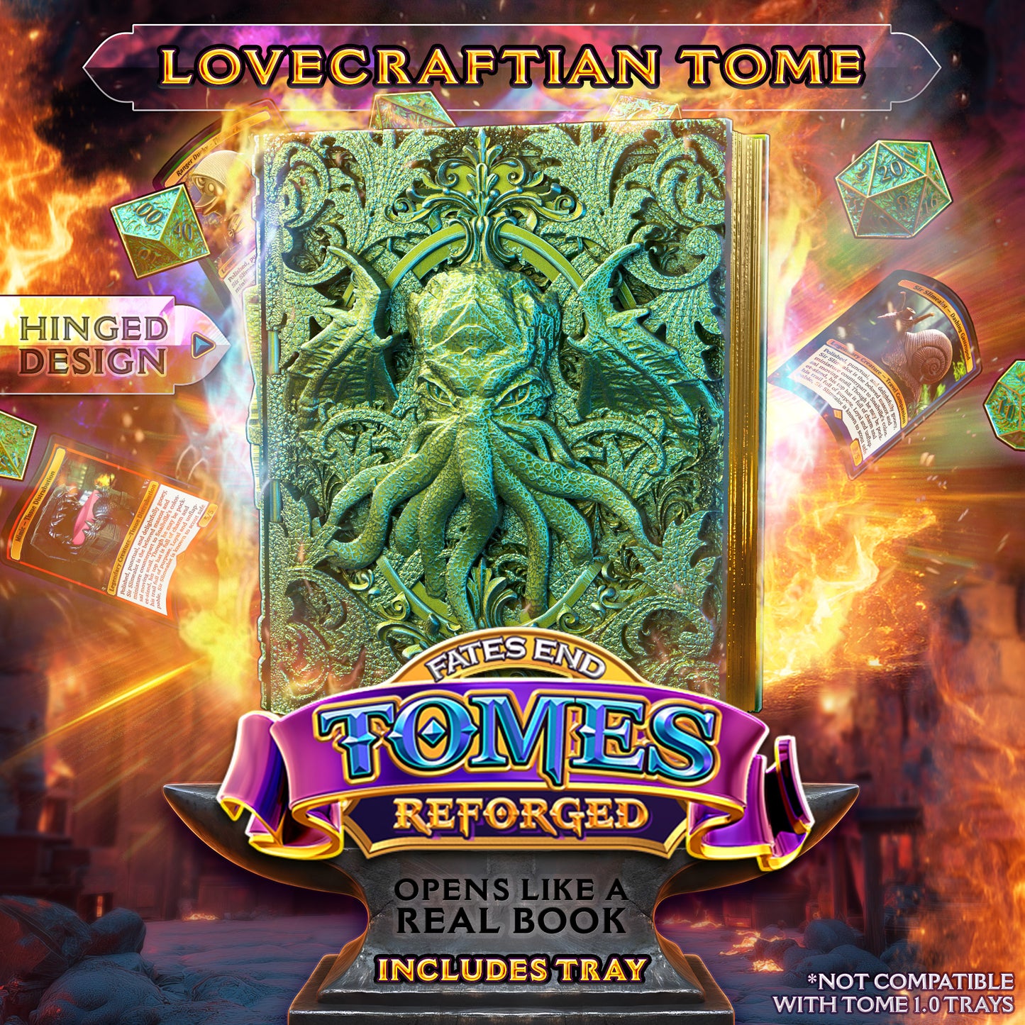 Lovecraftian Cthulhu Reforged Storage Tome