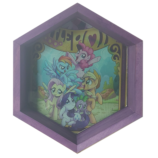 My Little Pony - Back Cover Art - Comic Book Art Dice Tray