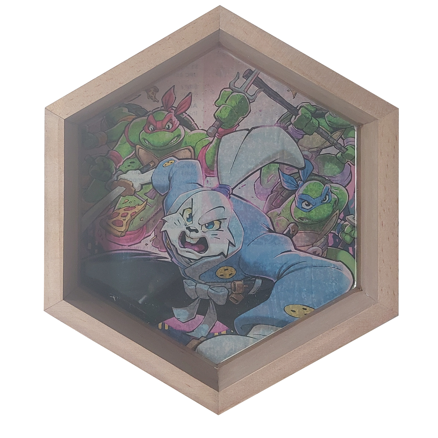 TMNT Usagi Yojimbo - Cover Art - Comic Book Art Dice Tray