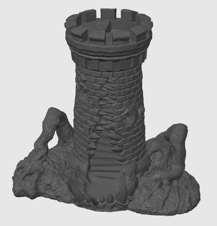 Infuriated Mimic Dice Tower