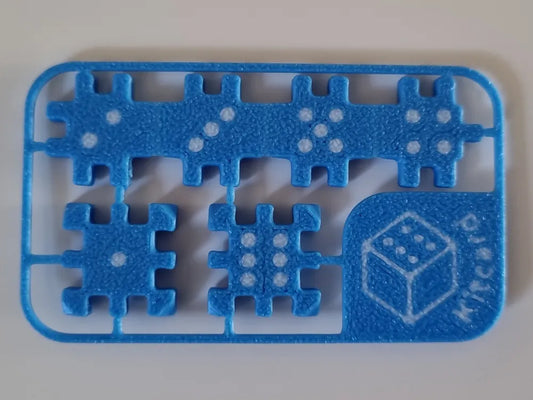 D6 Kit Card, Dotted Style, 2 Pack, No Glue Required