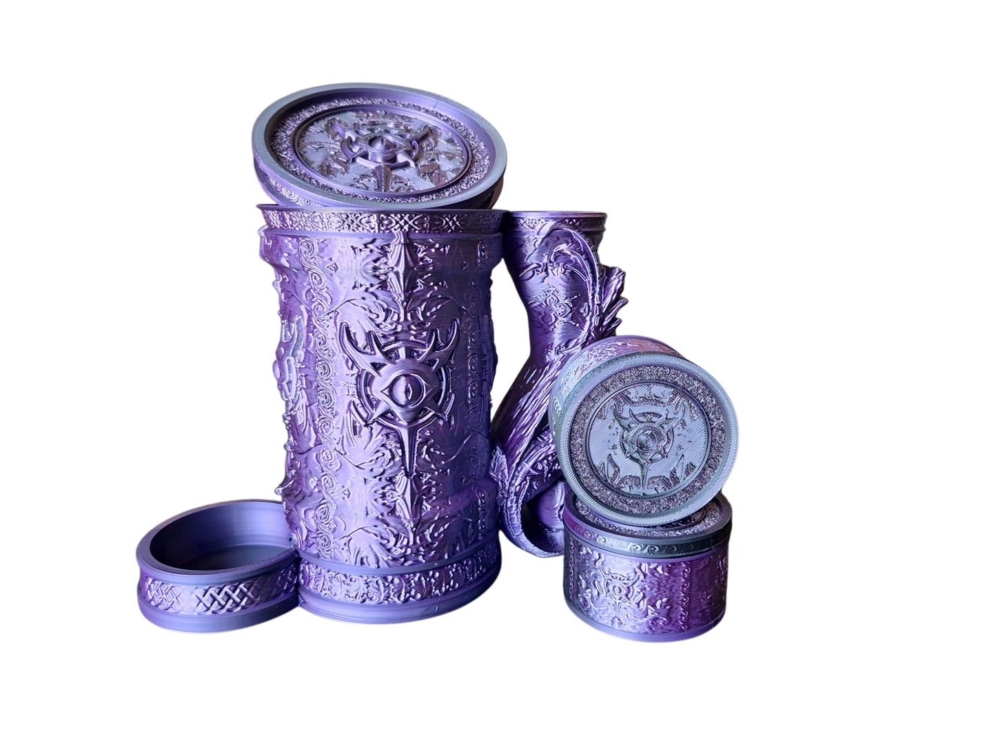 Warlock-Necromancer Tankard Set by Fate's End