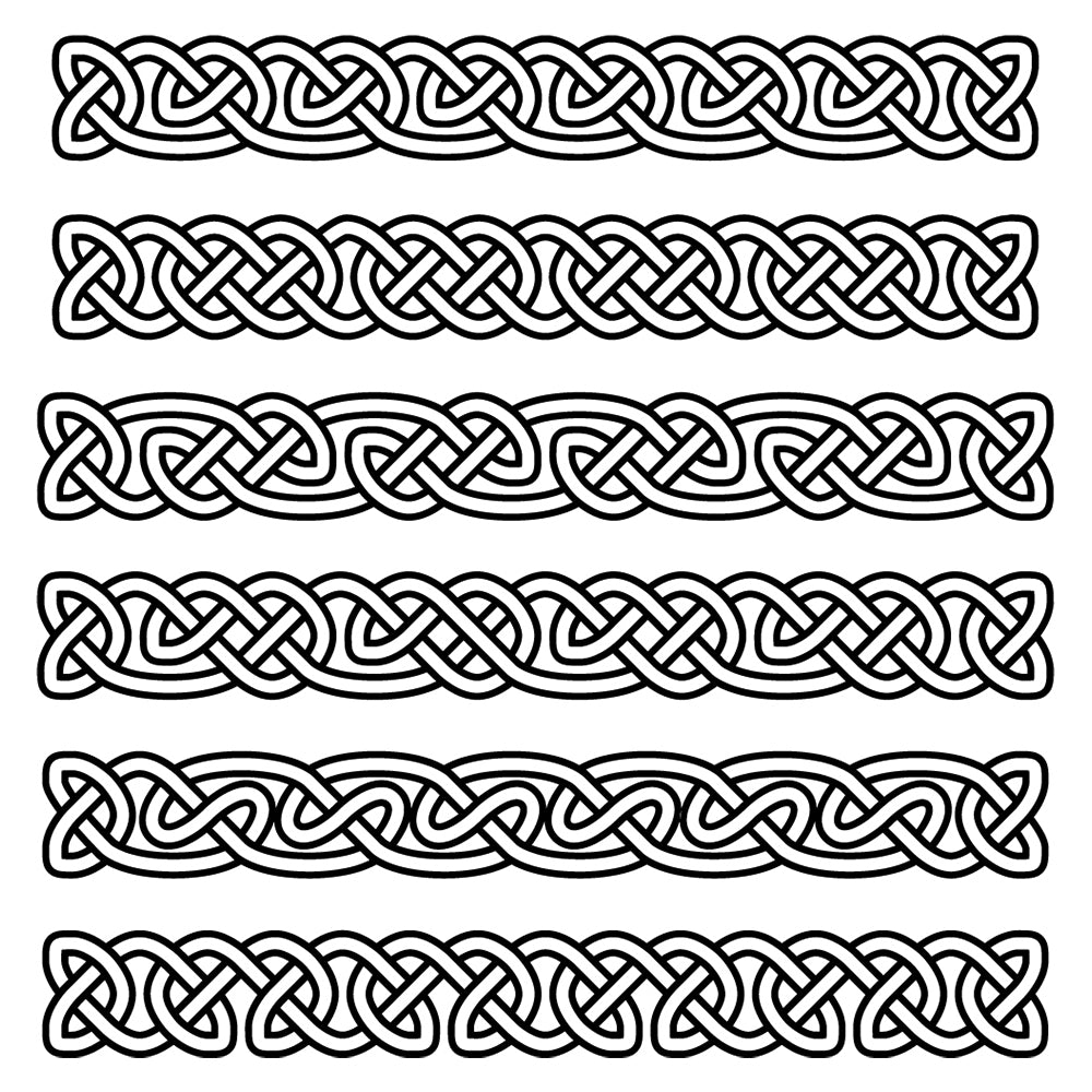 Celtic Borders Knotwork SVG Vector Files - Collection 1 for personal and commercial use