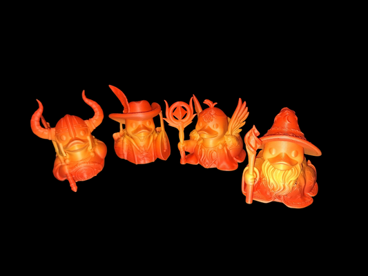 TTRPG Class Duck Figure Set