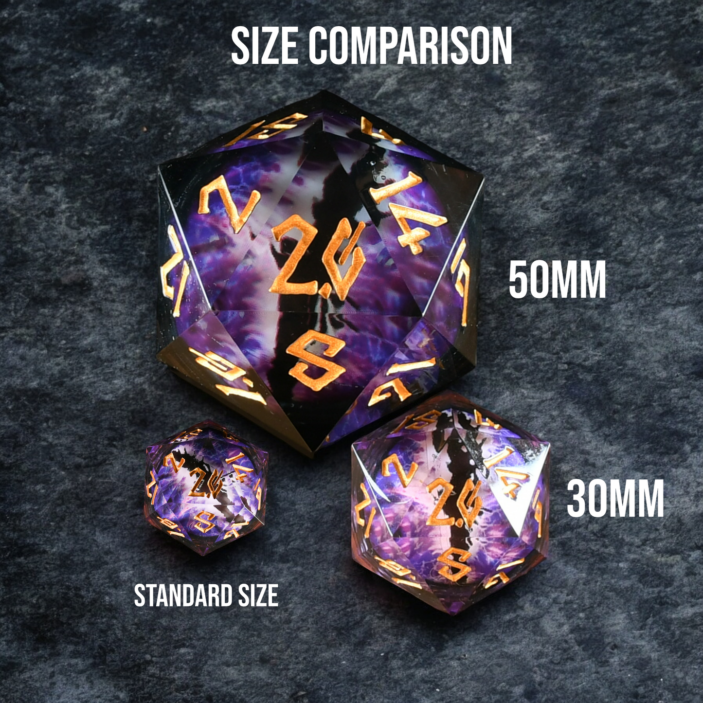 The Omnipotent Liquid Core (Purple/Silver) 50mm D20