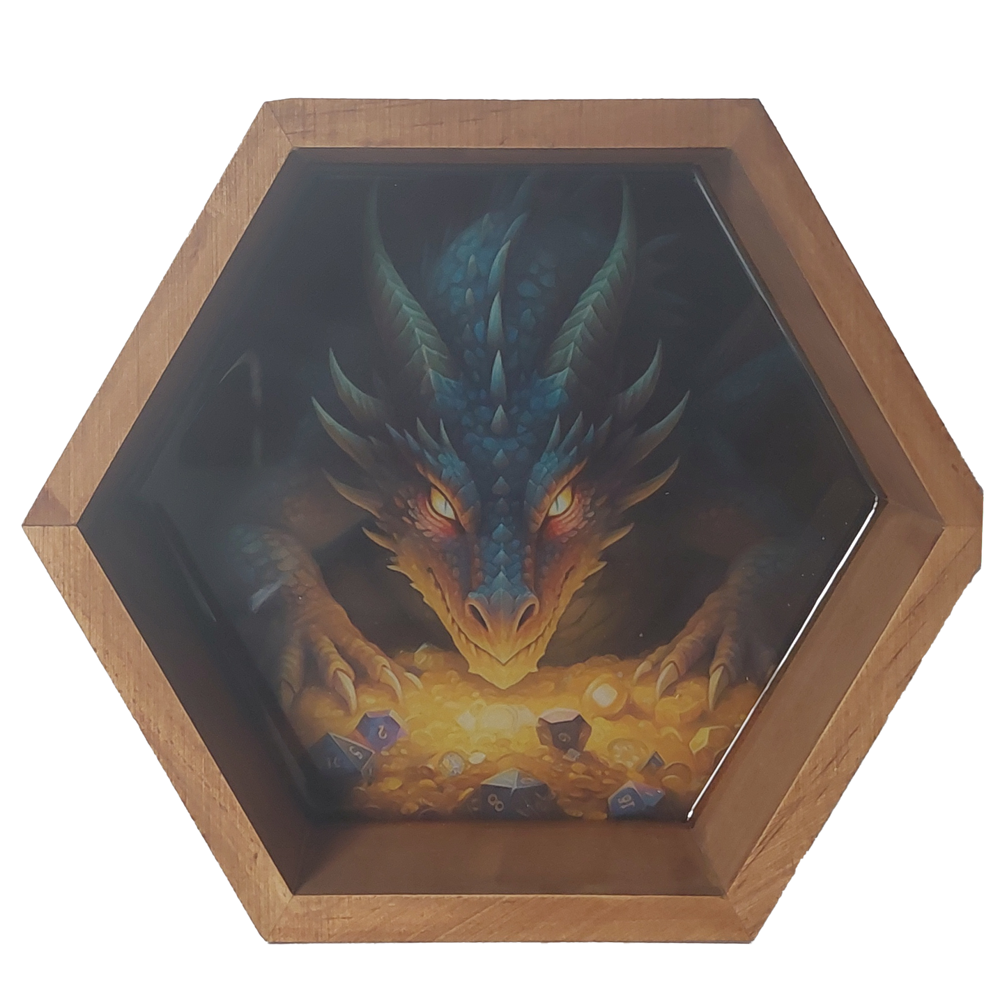 Dice Dragon Fantasy Art Dice Tray