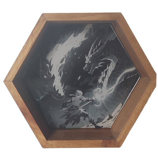 Fighter Faceoff 2 Fantasy Art Dice Tray