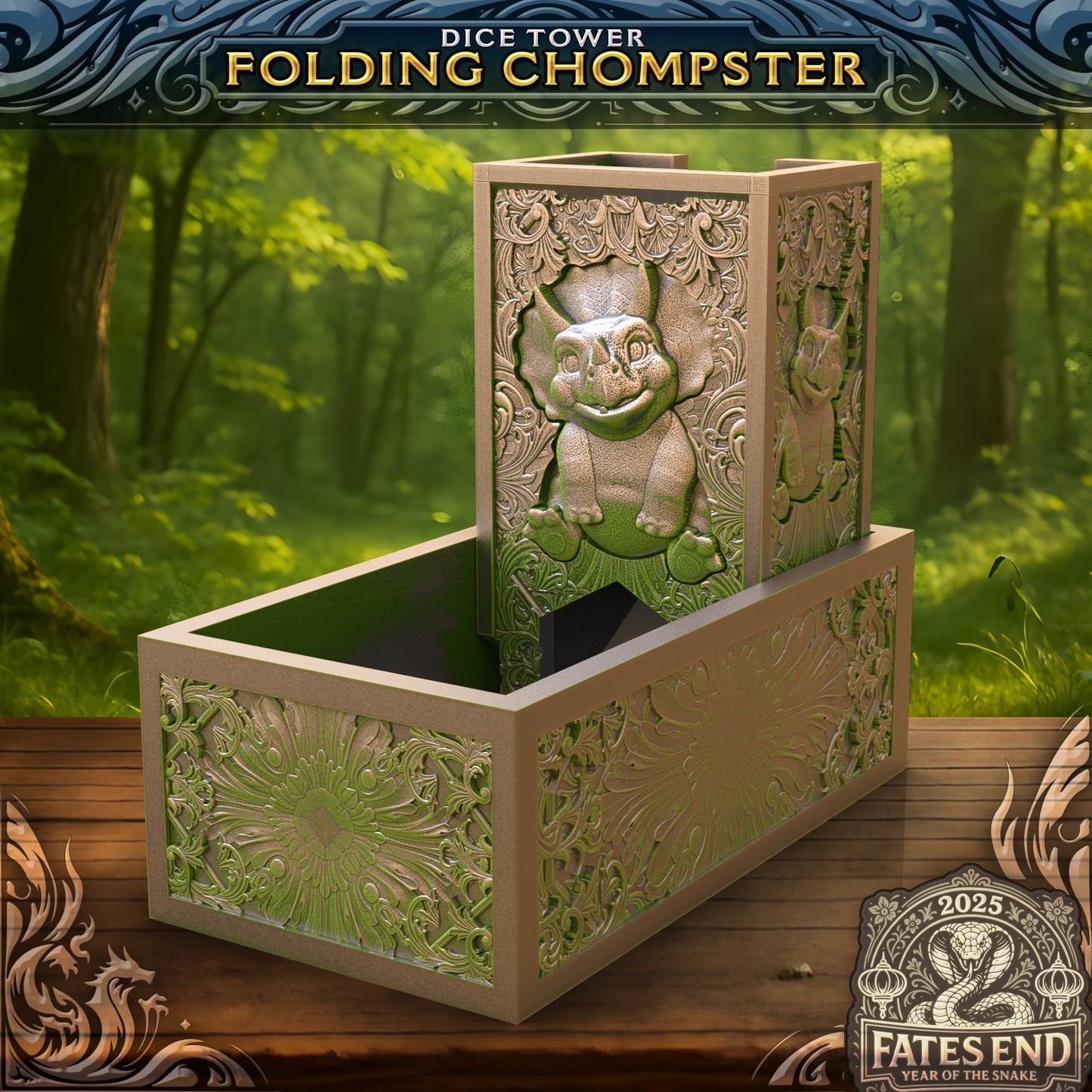 Folding Dice Tower by Fate's End