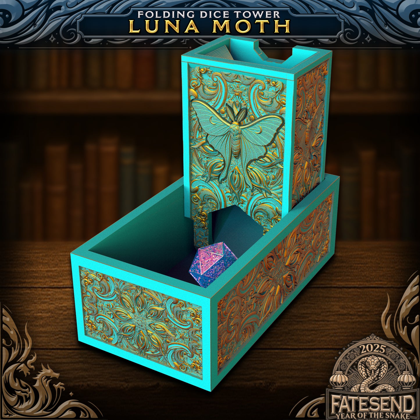 Folding Dice Tower by Fate's End