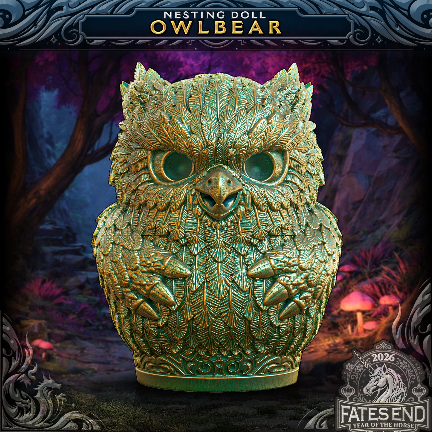 Nesting Doll Stylized Dice Box