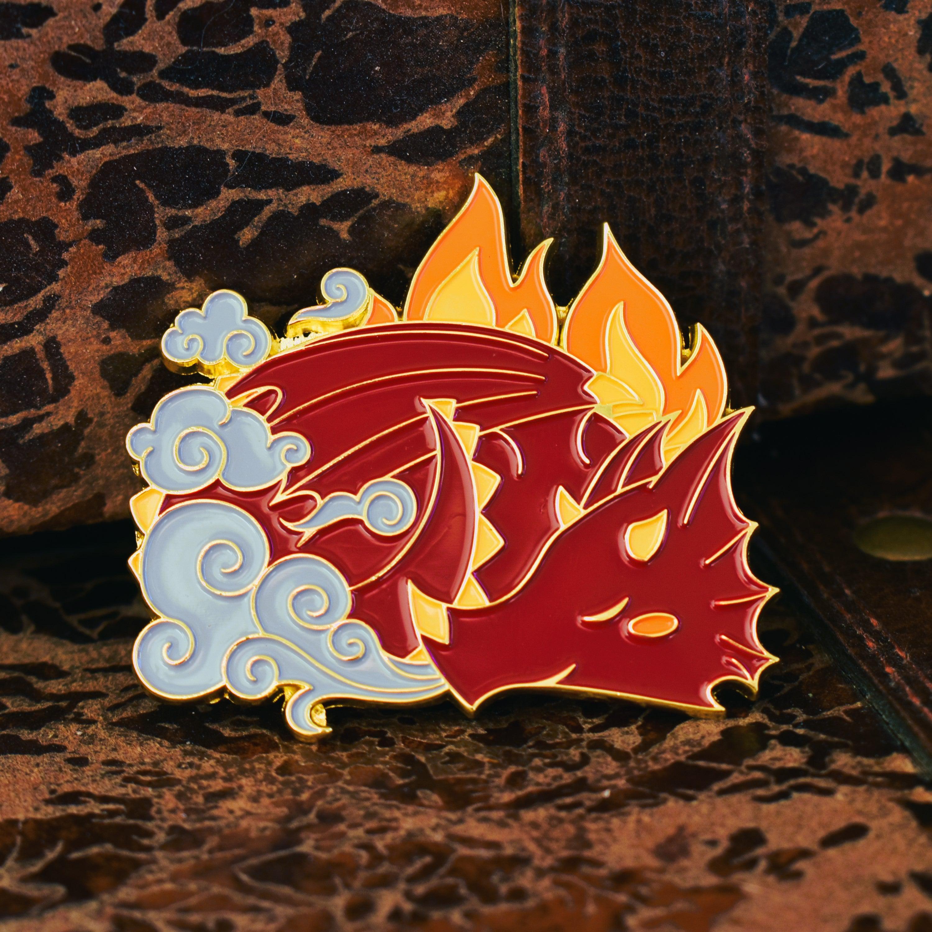 Red Dragon Pin – Weber Creative Customs