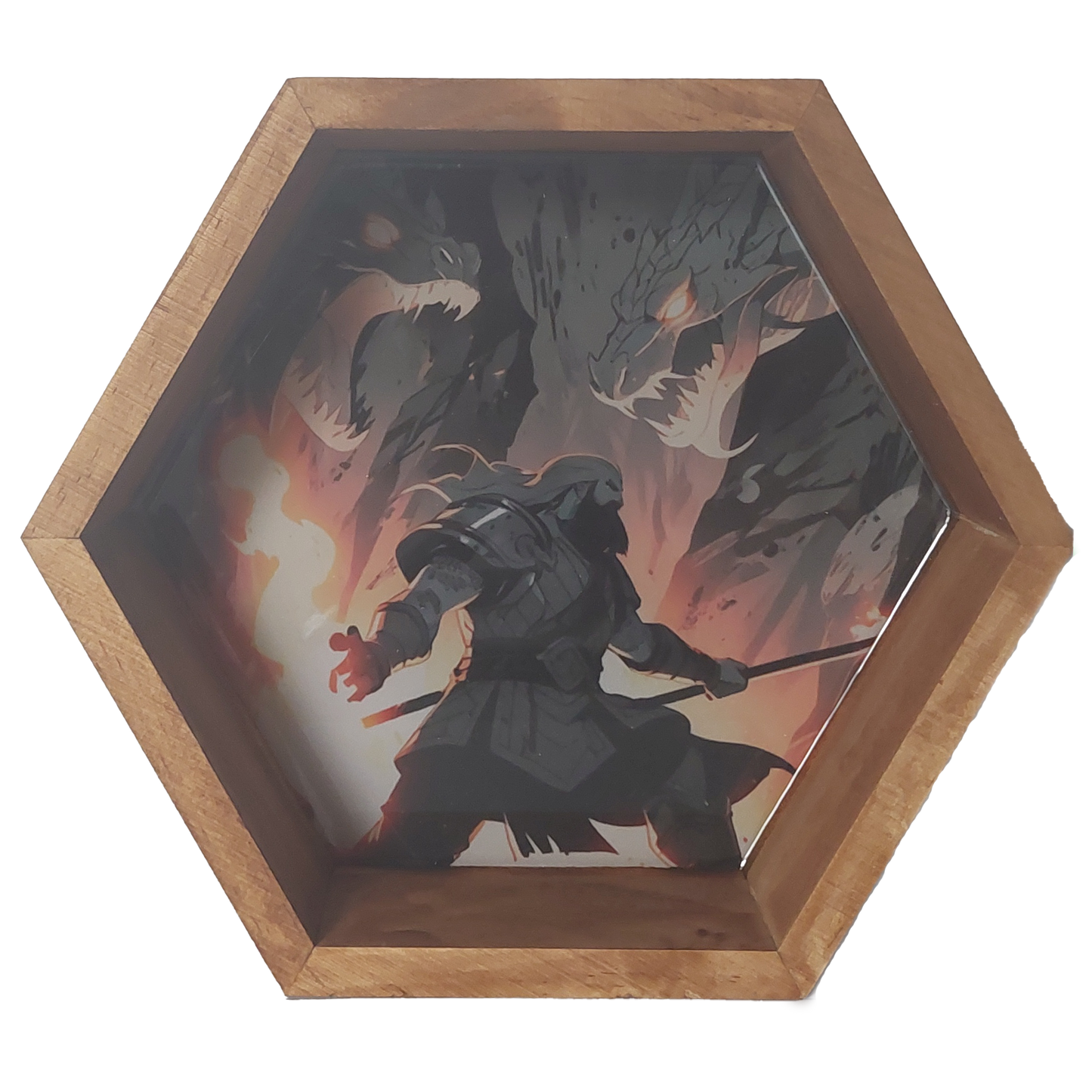 Stand Off Fantasy Art Dice Tray