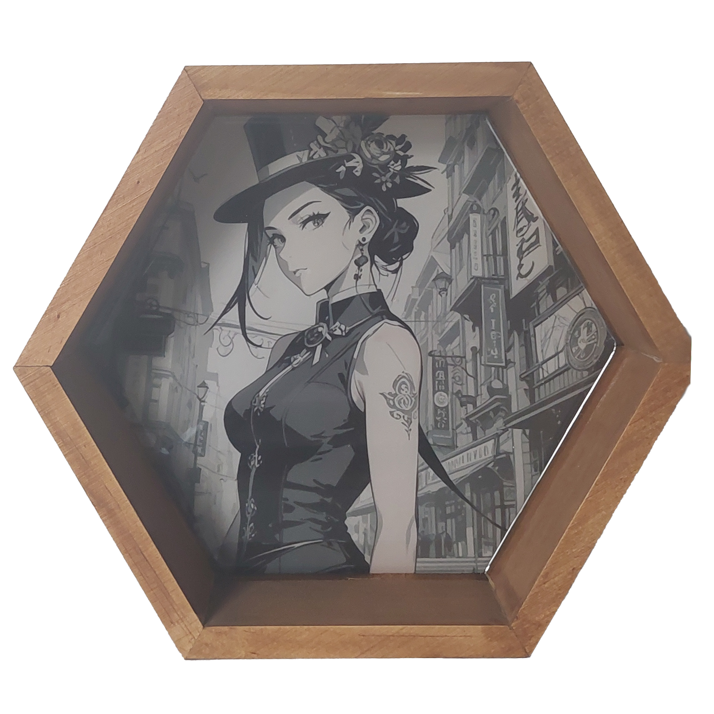 Steampunk Girl Fantasy Art Dice Tray