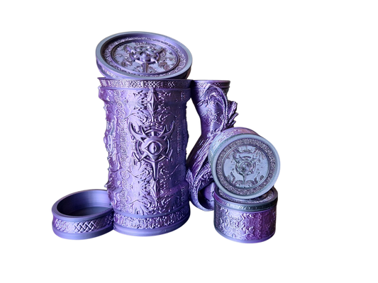 Warlock-Necromancer Tankard Set by Fate's End