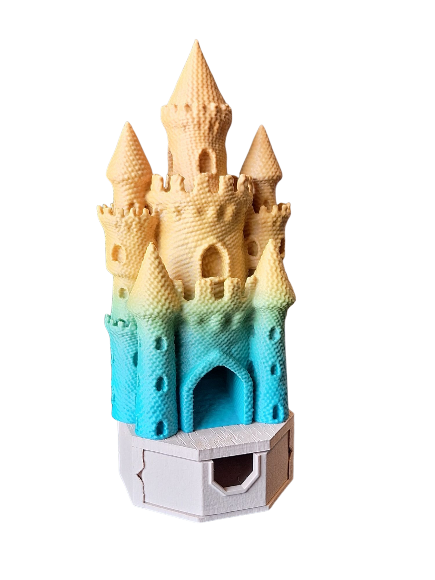 Fate's End Knitted Castle "Tiny Tower" Dice Tower