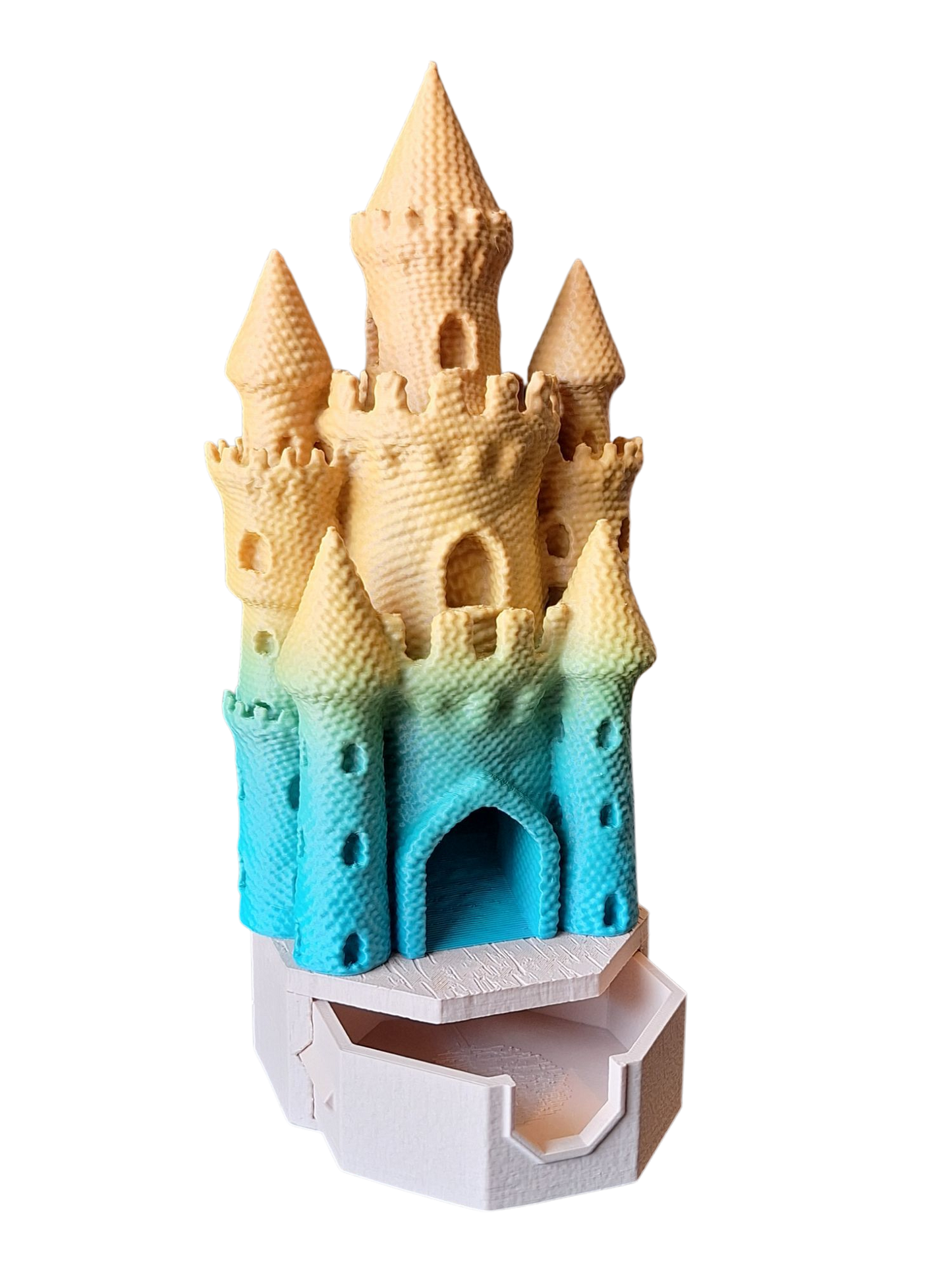 Fate's End Knitted Castle "Tiny Tower" Dice Tower