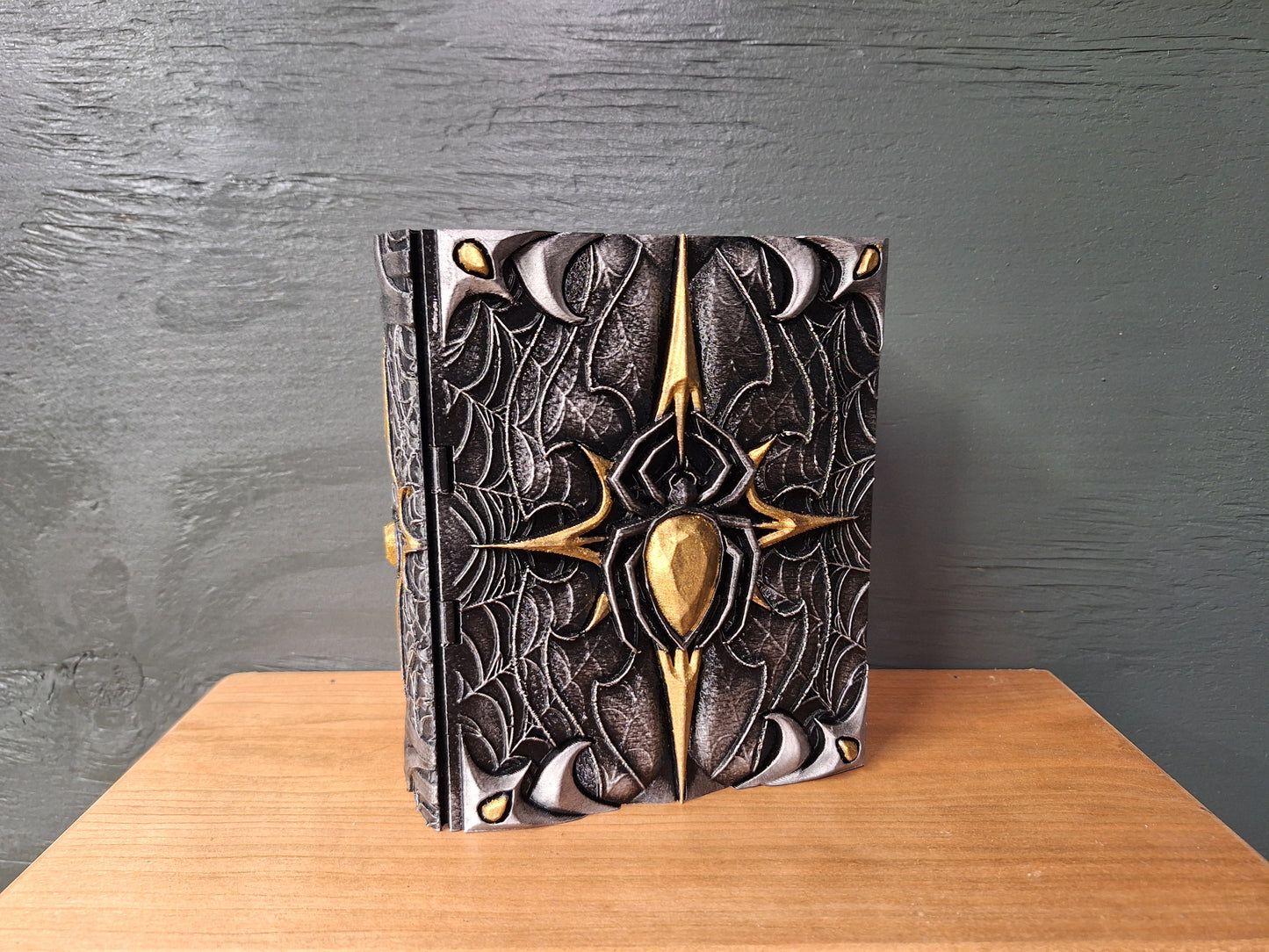 Lolth inspired Spider Queen Reforged Storage Tome