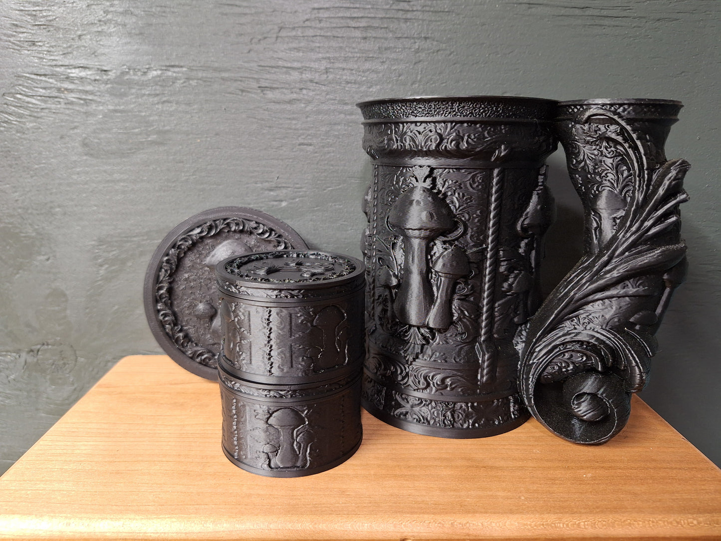 Mushroom Tankard Set by Fate's End